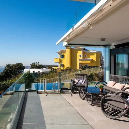 Modern With Sea & River View Pool And Gym. Villa Lisboa